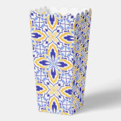 Grand Mosaic Blue and Gold Floral Mediterranean フェイバーボックス (正面)