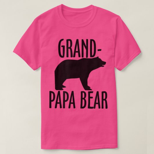 Grand Papa Bear - Cute Tシャツ (デザイン正面)