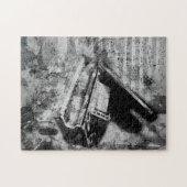 Grand Piano Music Notes Musician ジグソーパズル (横)