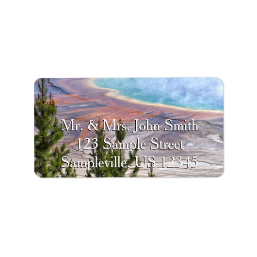 Grand Prismatic Overlook ラベル (正面)