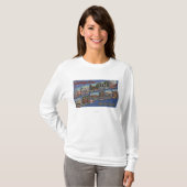 Grand Rapids、ミシガン州-大きい手紙場面2 Tシャツ (正面フル)