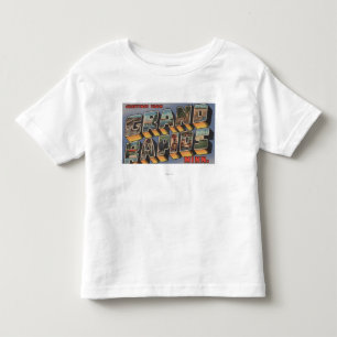 Grand Rapids、ミネソタ-大きい手紙場面 トドラーTシャツ