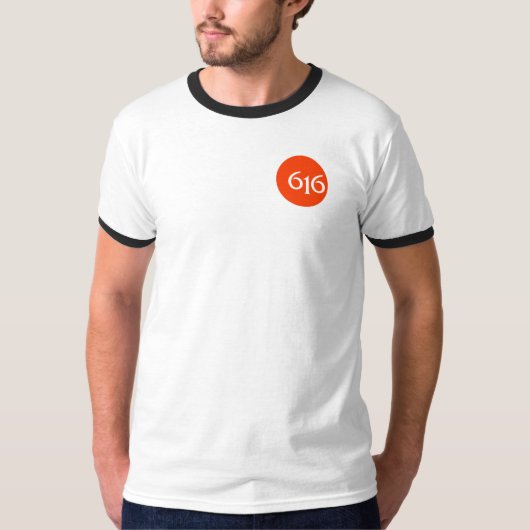 Grand Rapids 616のロゴ Tシャツ (正面)