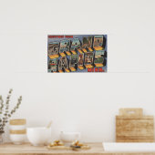 Grand Rapids, Minnesota – ラージレターシーン ポスター (キッチン)