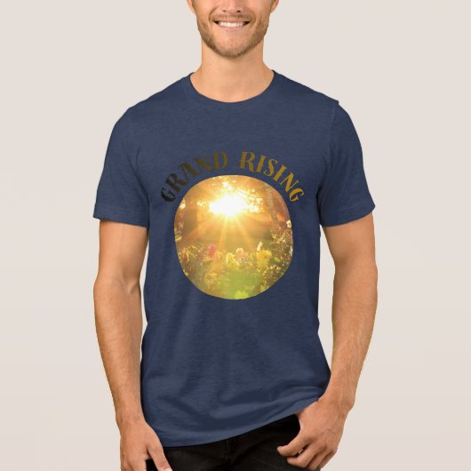Grand Rising Bella+Canvas Tri-blend T-Shirt トライブレンドＴシャツ (正面)