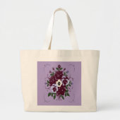 Grand Sac Fourre-tout Jumbo - Bouquet de Violettes ラージトートバッグ (正面)