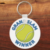 Grand Slam Winner Tennis Ball Sports Champion キーホルダー (裏面)