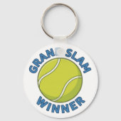 Grand Slam Winner Tennis Ball Sports Champion キーホルダー (裏面)