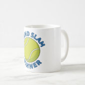 Grand Slam Winner Tennis Ball Sports Champion コーヒーマグカップ (正面右)