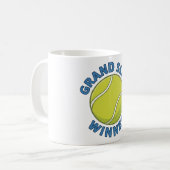 Grand Slam Winner Tennis Ball Sports Champion コーヒーマグカップ (正面左)