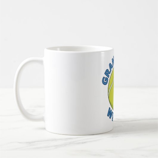 Grand Slam Winner Tennis Ball Sports Champion コーヒーマグカップ (左)