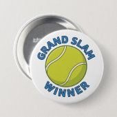 Grand Slam Winner Tennis Ball Sports Champion 缶バッジ (正面&裏面)