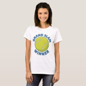 Grand Slam Winner Tennis Ball Sports Champion Tシャツ (正面フル)