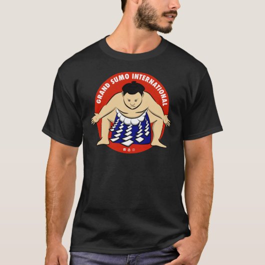 Grand Sumo International Yokozuna Logo Classic T-S Tシャツ (正面)