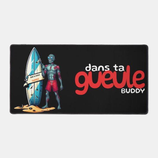 Grand Tapis de souris | Akashic Été Surf デスクマット (正面)