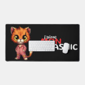 Grand Tapis de souris | Zombie Minou デスクマット (キーボード&マウス)