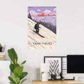 Grand Targhee Ski Resort Wyoming Travel Poster ポスター (ホームオフィス)