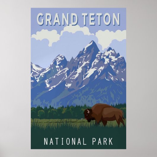 Grand Teton ポスター (正面)