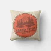 Grand Teton mountains National Park Wyoming クッション (正面)
