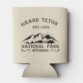 Grand Teton mountains National Park Wyoming 缶クーラー (裏面)