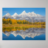 Grand Teton Mountains Wyoming ポスター (正面)