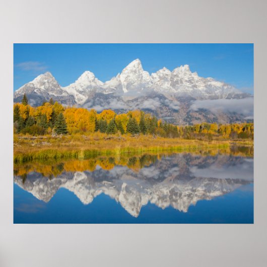 Grand Teton Mountains Wyoming ポスター (正面)
