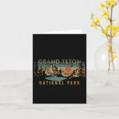 Grand Teton National Park  カード (黄色い花)