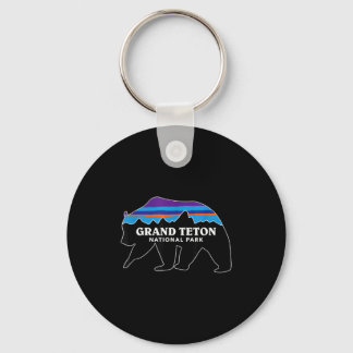 Grand teton national park grizzly bear minimalist キーホルダー