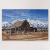 Grand Teton National Park - John Moulton Barn ジグソーパズル (横)