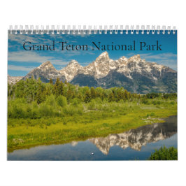 Grand Teton National Park Landscape カレンダー