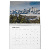 Grand Teton National Park Landscape カレンダー (1月 2027)