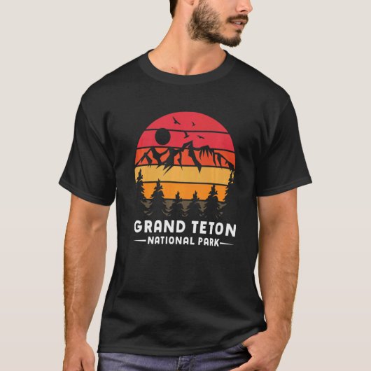 Grand Teton National Park National Park Hiking Vac Tシャツ (正面)