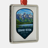 Grand Teton National Park Shield メタルオーナメント (右)