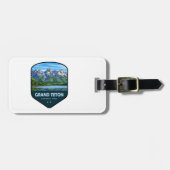 Grand Teton National Park Shield ラゲッジタグ (正面横)