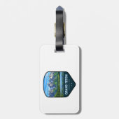 Grand Teton National Park Shield ラゲッジタグ (裏面縦)