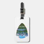 Grand Teton National Park Wyoming Arrowhead ラゲッジタグ (正面縦)