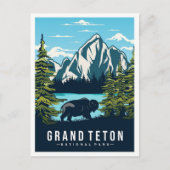 Grand Teton National Park Wyoming USA Travel ポストカード (正面)