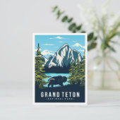 Grand Teton National Park Wyoming USA Travel ポストカード (スタンド正面)