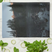 Grand Teton Sunrise at Cottonwood Creek キッチンタオル (折り畳み)