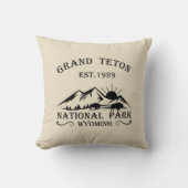 Grand Teton Wyoming National Park クッション (正面)