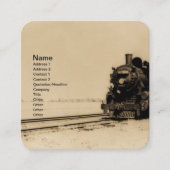 Grand Trunk Western Engine No. 5042 Business Card スクエア名刺 (正面)