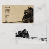 Grand Trunk Western Engine No. 5042 Business Card ロイヤリティカード (正面/裏面)