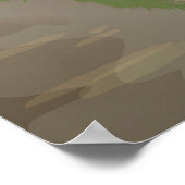 Grand Union Canal Travel Poster ポスター (角)