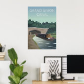 Grand Union Canal Travel Poster ポスター (ホームオフィス)