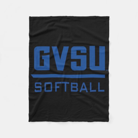 Grand Valley State University Gvsu Softll Apparel  フリースブランケット (正面)
