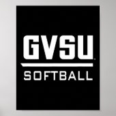 Grand Valley State University Gvsu Softll Apparel  ポスター (正面)