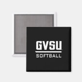 Grand Valley State University Gvsu Softll Apparel  マグネット (正面/裏面)