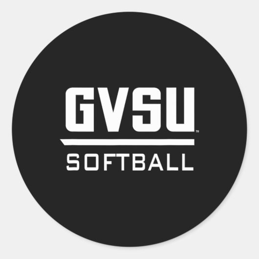 Grand Valley State University Gvsu Softll Apparel  ラウンドシール (正面)