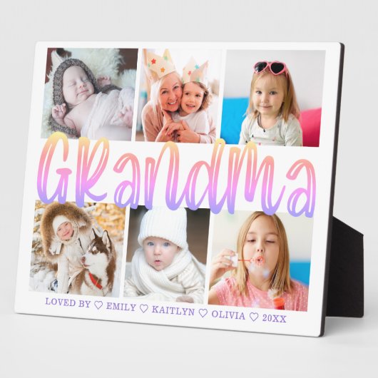 GRANDA 6フォトコラージュモダン8x10 フォトプラーク (側面)