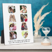 GRANDADレター切り出し8 Photo Collage パーソナライズされた フォトプラーク (側面)